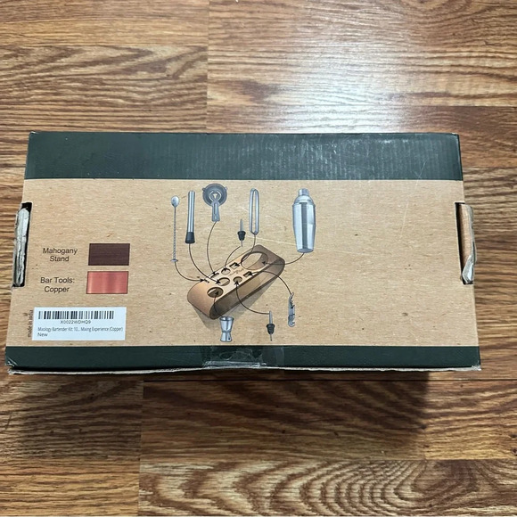 🆕 Mixology Bartender Kit: 10-Piece Bar Tool Set with Bamboo Stand (Copper) - Picture 7 of 10